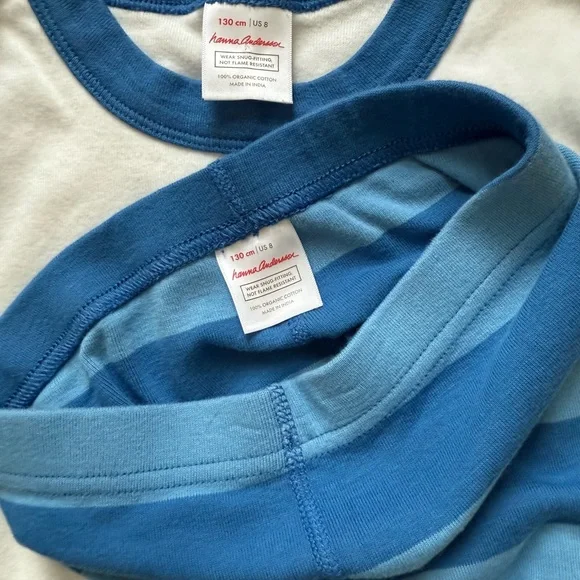 Hanna Andersson “SHARK” Long John pajama set - Picture 4 of 7